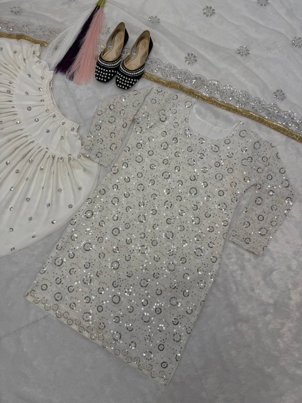 Deep Onyx Embroidered Festive Suit